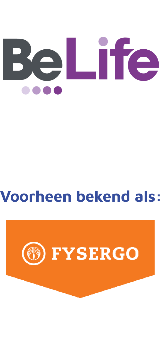 BeLife voorheen FysErgo logo's